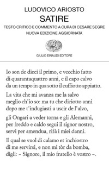 Satire - Ludovico Ariosto