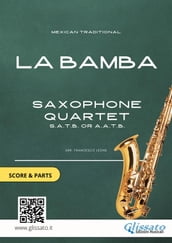 Saxophone Quartet sheet music: La Bamba (score & parts)