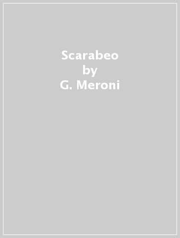 Scarabeo - G. Meroni