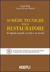 Schede tecniche per il restauratore di dipinti murali, su tela e su tavola. Con CD-ROM