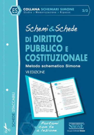 Schemi & schede di diritto pubblico e costituzionale