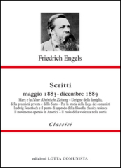 Scritti. Maggio 1883-dicembre 1889