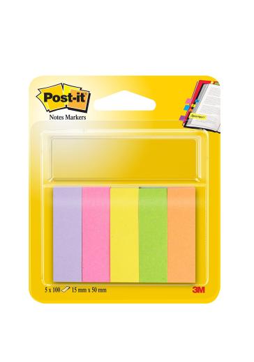 Segnapagina In Carta Post-It - 5 Colori