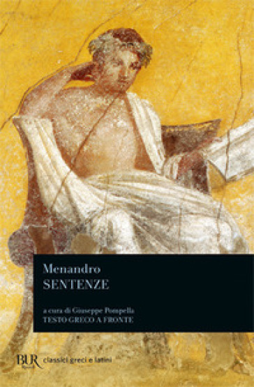 Sentenze. Testo greco a fronte - Menandro