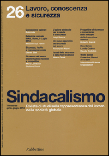 Sindacalismo (2014). 26.