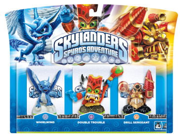 Skylanders D.Trouble+Whirlrwind+Drill S.