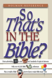 So That s in the Bible?