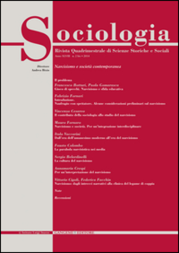 Sociologia. Rivista quadrimestrale di scienze storiche e sociali (2014) vol. 2 bis