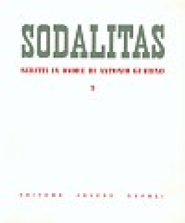 Sodalitas. Scritti in onore di Antonio Guarino