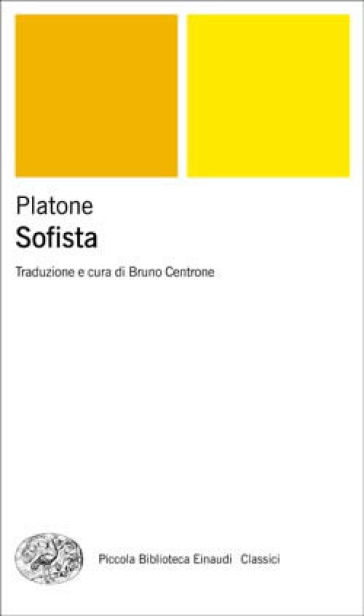 Sofista. Testo greco a fronte - Platone