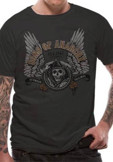 Sons Of Anarchy - Winged Logo (T-Shirt Uomo S)