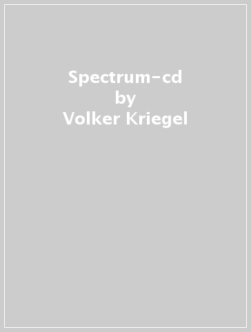 Spectrum-cd - Volker Kriegel