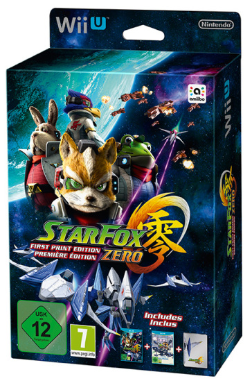 Star Fox Zero First Print Edition Ltd.Ed