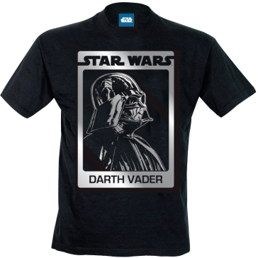 Star Wars - Vader Card Men (T-Shirt Uomo L)