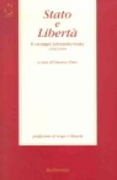 Stato e libertà. Il carteggio Jabotinsky-Sciaky