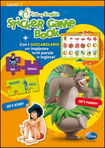 Sticker game book. Level 2. Con adesivi. Ediz. bilingue - Jessica Jacobs