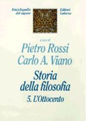 Storia della filosofia. 5.L'ottocento