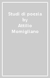 Studi di poesia