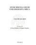 Studi miscellanei di ceramografia greca. Ediz. italiana e inglese. 4.