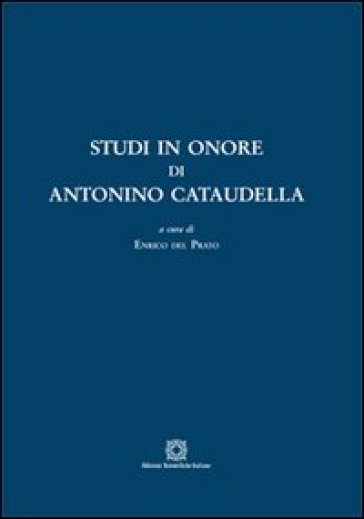 Studi in onore di Antonino Cataudella