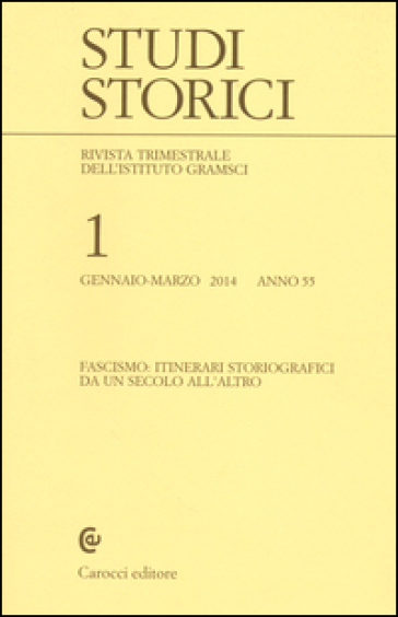 Studi storici (2014). 1.