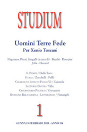 Studium (2018). 1: Uomini, terre, fede. Per Xenio Toscani