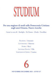 Studium (2021). 6: Per una stagione di studi sulla Democrazia Cristiana negli anni Ottanta. Nuove ricerche