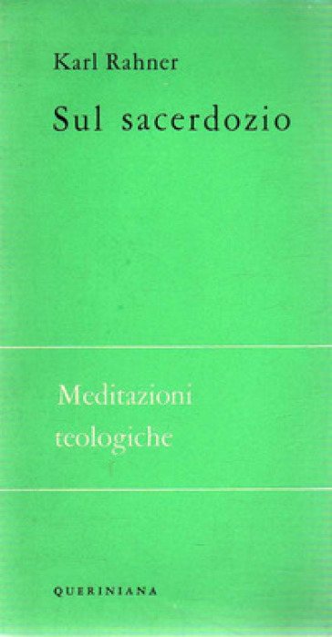 Sul sacerdozio - Karl Rahner