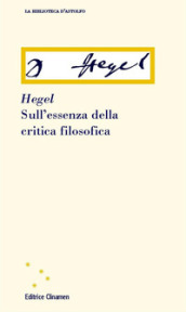 Sull essenza della critica filosofica