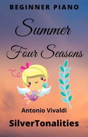 Summer the Four Seasons L estate Beginner Piano Sheet Music with Colored Notes
