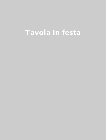 Tavola in festa