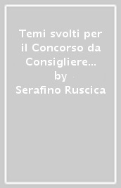 Temi svolti per il Concorso da Consigliere Parlamentare 2024