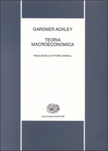 Teoria macroeconomica - Gardner Ackley