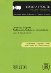 Testo a fronte. 59: La serialità trasposta. Adattamento, traduzione e transmedialità