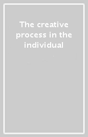 The creative process in the individual