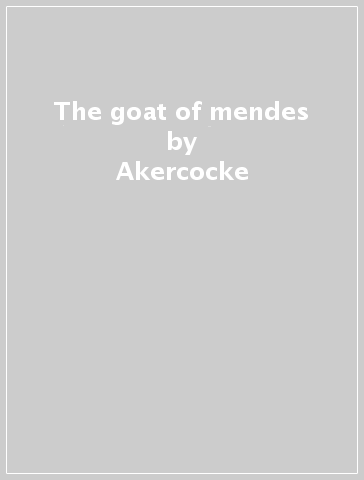 The goat of mendes - Akercocke