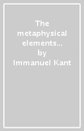 The metaphysical elements of ethics