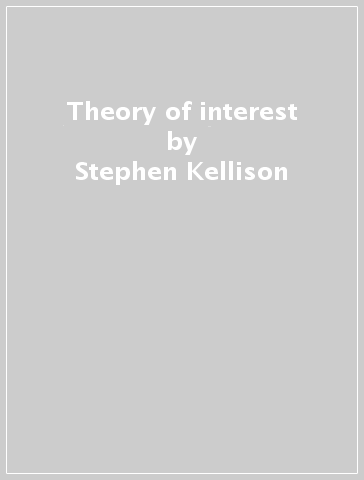 Theory of interest - Stephen Kellison
