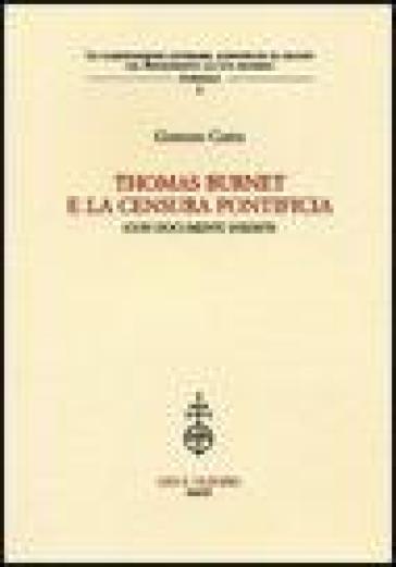 Thomas Burnet e la censura pontificia - Gustavo Costa