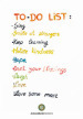 To do list