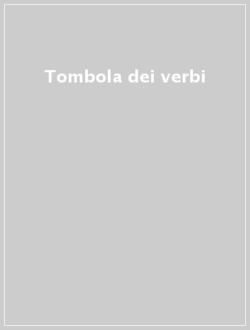 Tombola dei verbi