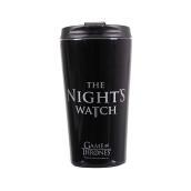 Travel Mug (Metal) - Game of Thrones (Nights Watch)