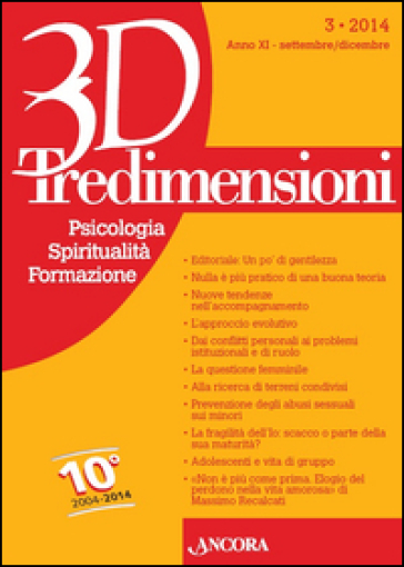 Tredimensioni. Psicologia, spiritualità, formazione (2014). 3.