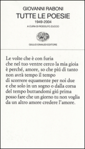 Tutte le poesie (1949-2004)