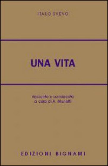 Una vita. Riassunto e commento - Italo Svevo