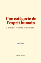 Une catégorie de l esprit humain