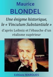 Une énigme historique, le « Vinculum Substantiale »