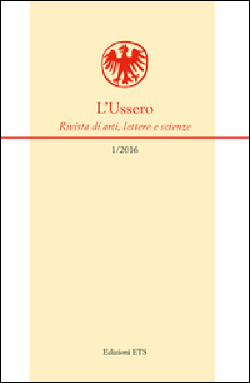 L'Ussero. Rivista di arti, lettere e scienze (2016). 2.