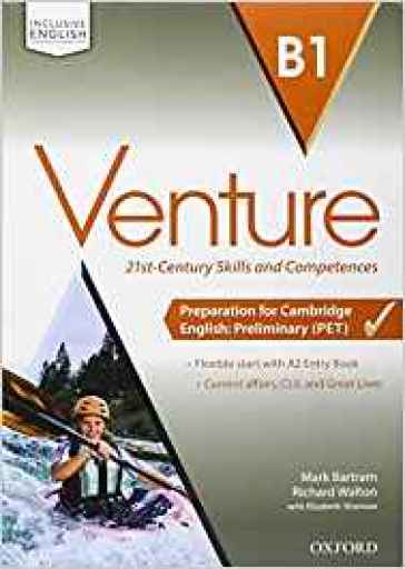 Venture. B1. Student's book-Workbook-Openbook-Studyapp. Per le Scuole superiori. Con CD Audio. Con e-book. Con espansione online