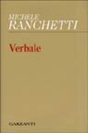 Verbale - Michele Ranchetti